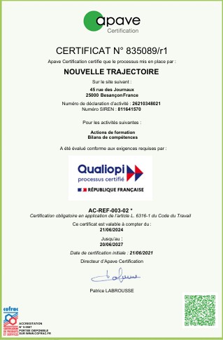 Certificat Qualiopi renouvellement 2024
